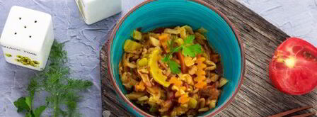 овощное рагу с кабачками и капустой в мультиварке. Шаг 9