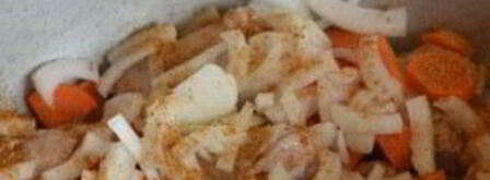 овощное рагу с курицей и кабачками. Шаг 3