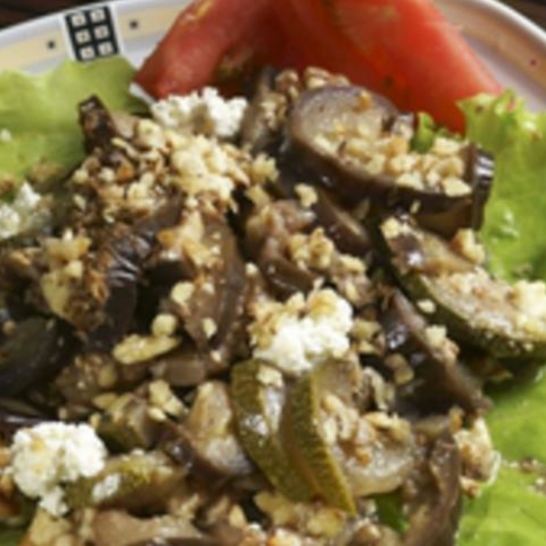 Рецепт овощного рагу с орехами