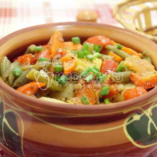 Рецепт овощного рагу с прованскими травами