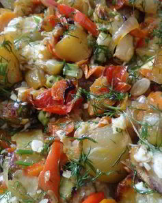 Овощное рагу в духовке