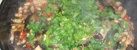 постное рагу с баклажанами. Шаг 7