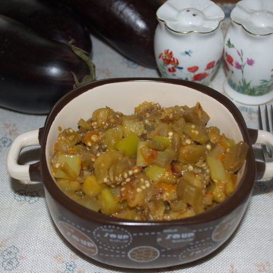 Рецепт рагу из баклажанов и помидоров