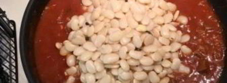 рагу из белой фасоли с говядиной и травами. Шаг 5