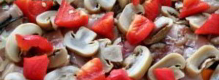 рагу из маринованного кролика с овощами и грибами. Шаг 7