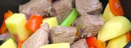 рагу из телятины с овощами в мультиварке. Шаг 6