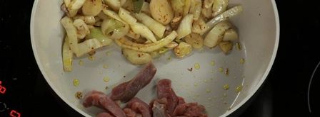 рагу из утки с апельсинами и слоеные закуски. Шаг 4