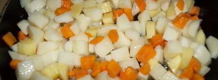 рагу на молоке солнышко. Шаг 5