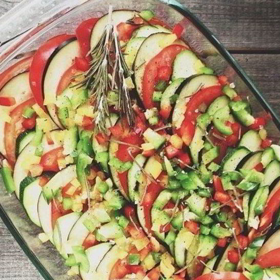 Рецепт диетического рататуя с острым перчиком