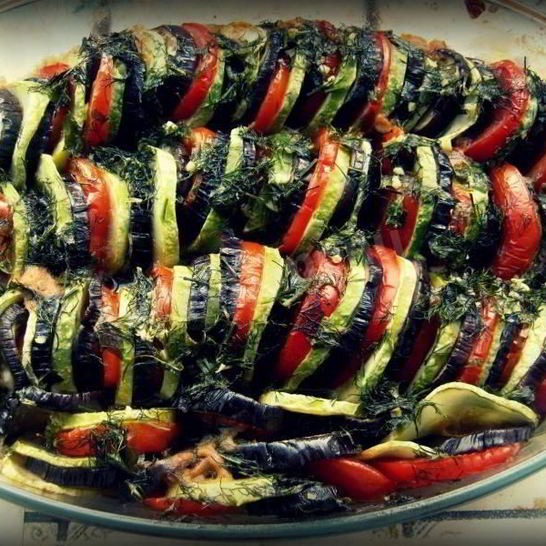 Рецепт классического рататуя в духовке