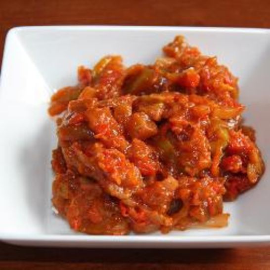 Рецепт простого рататуя с баклажанами