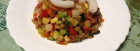 рататуй с кальмарами. Шаг 12