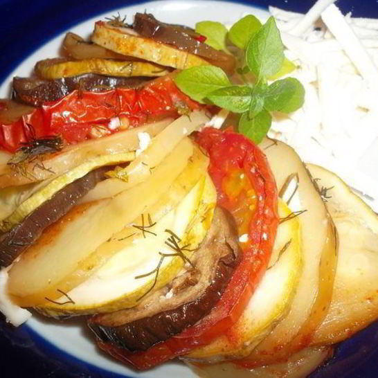 Рецепт рататуя с молодым картофелем