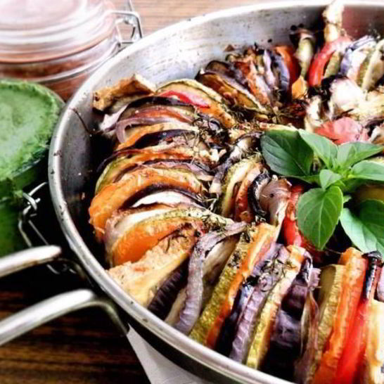 Рецепт рататуя с сыром тофу