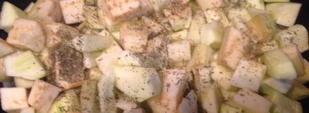 стейк с гарниром рататуй. Шаг 4