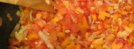 тушеные кабачки и баклажаны. Шаг 3