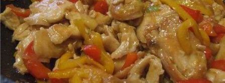 рисовая лапша с индюшиным филе и овощами. Шаг 45