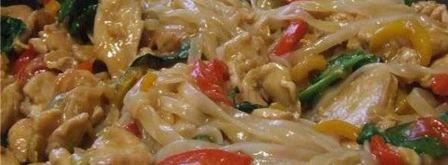 рисовая лапша с индюшиным филе и овощами. Шаг 47