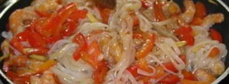 рисовая лапша с морепродуктами. Шаг 6