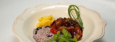 пряная индейка с виноградным ризотто. Шаг 5