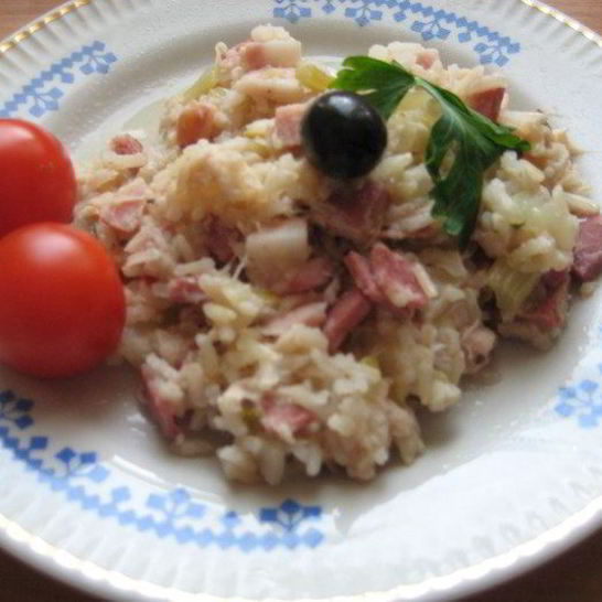 Рецепт ризотто для любителей солянки