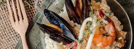 ризоттo porto venere с морепродуктами. Шаг 10