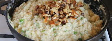 ризотто с белыми грибами и петрушкой. Шаг 12