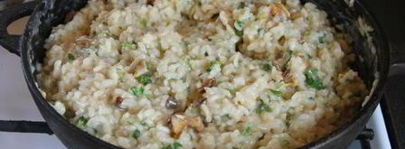 ризотто с белыми грибами и петрушкой. Шаг 13