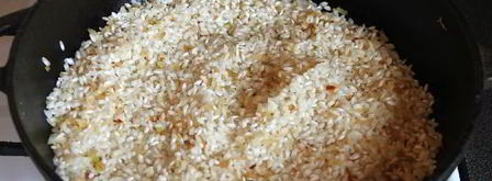 ризотто с белыми грибами и петрушкой. Шаг 5