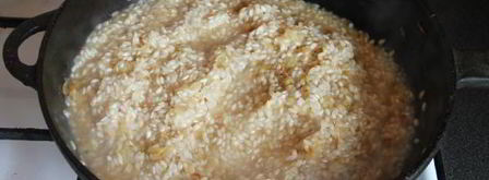 ризотто с белыми грибами и петрушкой. Шаг 7