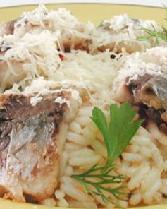 Ризотто с карпом