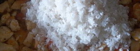 ризотто с курицей и овощами. Шаг 4