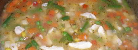 ризотто с курицей и замороженными овощами. Шаг 10