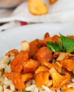 Ризотто с лисичками