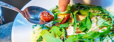 ризотто с лососем. Шаг 7