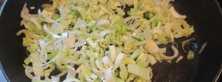 ризотто с луком-пореем и помидорами. Шаг 5