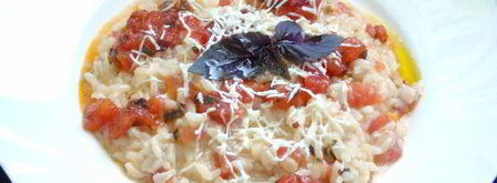 ризотто с помидорами и базиликом. Шаг 7