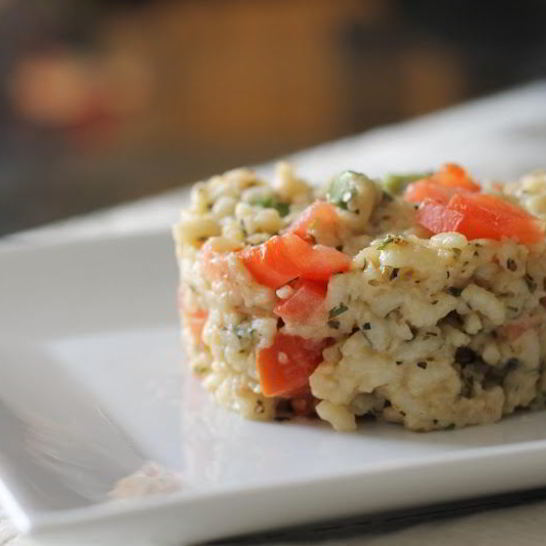 Рецепт ризотто с помидорами и спаржей