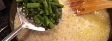 ризотто с помидорами и спаржей. Шаг 7