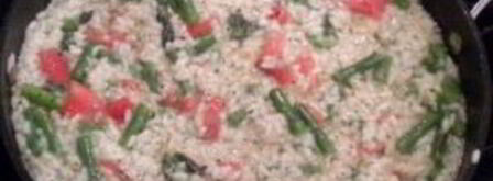 ризотто с помидорами и спаржей. Шаг 9