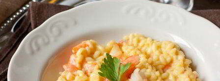 ризотто с шафраном и креветками. Шаг 14