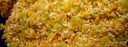 ризотто с шампиньонами и овощами. Шаг 8