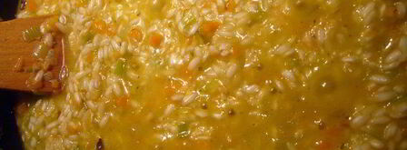 ризотто с шампиньонами и овощами. Шаг 9