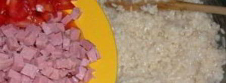 ризотто с ветчиной. Шаг 6