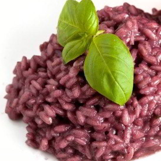 Рецепт свекольного ризотто с пармезаном