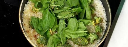 зеленое ризотто. Шаг 4