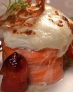 Форель ДАртуа с яйцом Пашот