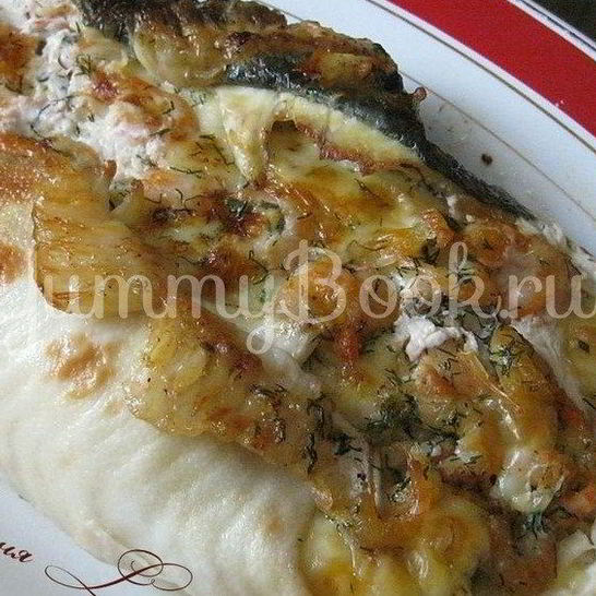 Рецепт камбалы, фаршированной креветками