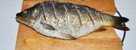 карп, запеченный целиком. Шаг 3