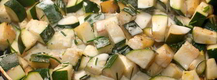 лосось в кунжуте на подушке из цуккини. Шаг 7